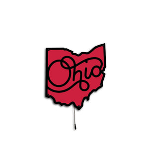 Ohio Script Wall Art 3