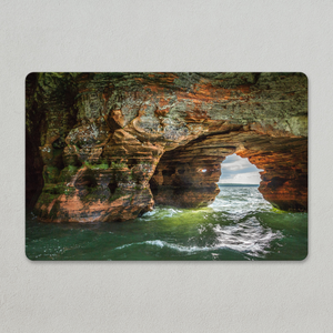 Pictured Rocks Cavern Metal Wall Art