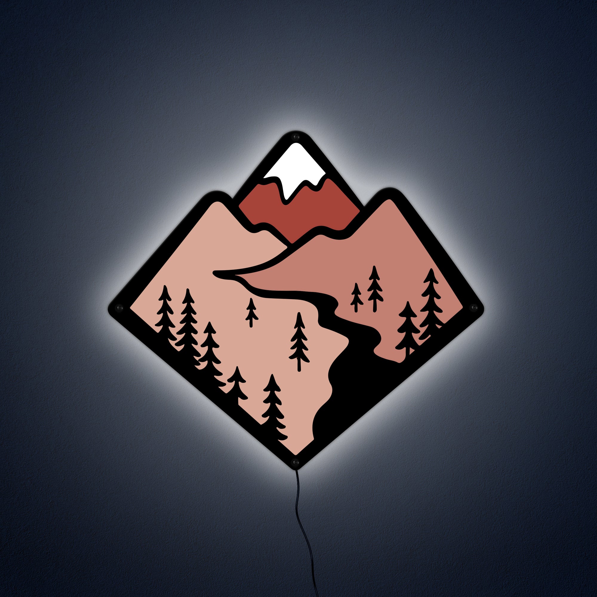 Mountain Valley LED Wall Art