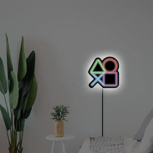 Playstation LED Wall Art