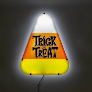 Trick or Treat Candy Corn LED Wall Art