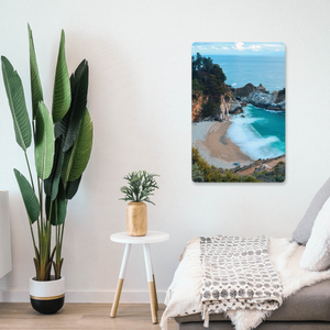 Tropical Beach Metal Wall Art