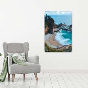 Tropical Beach Metal Wall Art