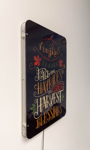 Thanksgiving Blessings LED Sign